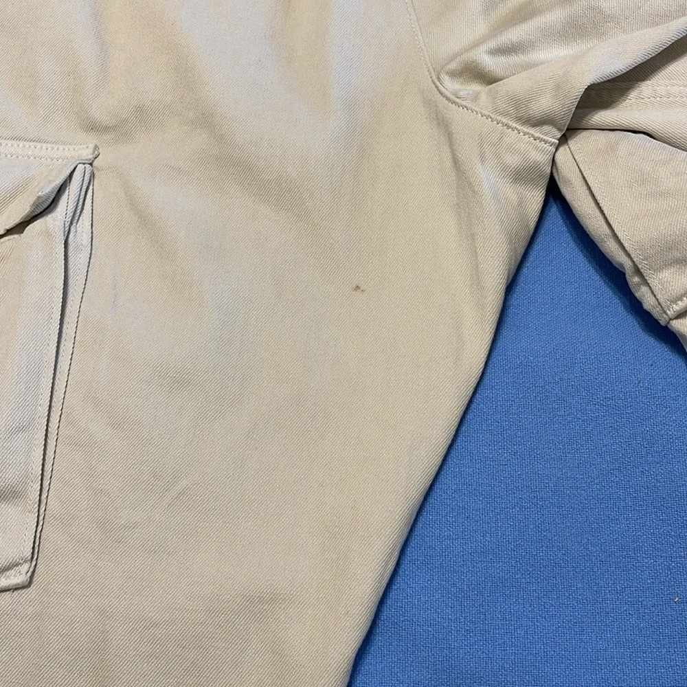 SOLD Banana Republic Twill Cargo Pant Transition Cream size 8 NWT - Picture 11 of 11